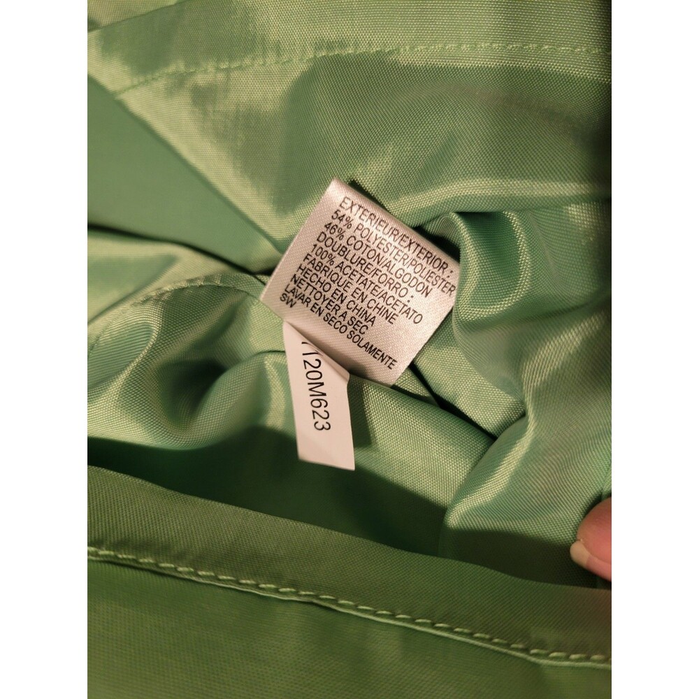 Tahari Arthur S. Levine Women's Green Lime Sleveless Lined Dress Size 2 - Picture 10 of 14
